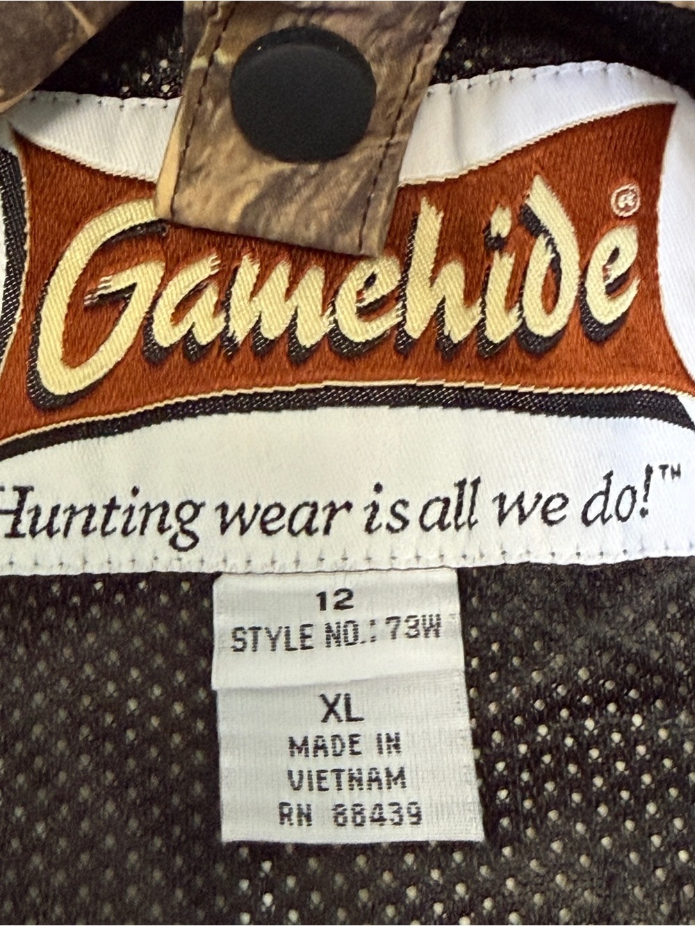 Gamehide Jacket Mens XL Flyway Camo North Stormhide Shell Only - Picture 6 of 15